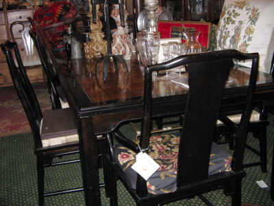 dining table, chairs